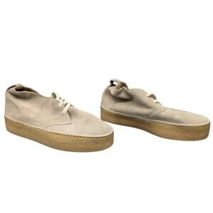 BURBERRY LF Stirton Rare Suede Chukka Shoes Tan Italy Made UK 4 Was $790 sz 6